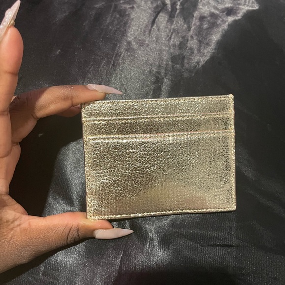 Karl Lagerfeld gold on gold card holder - Picture 5 of 6